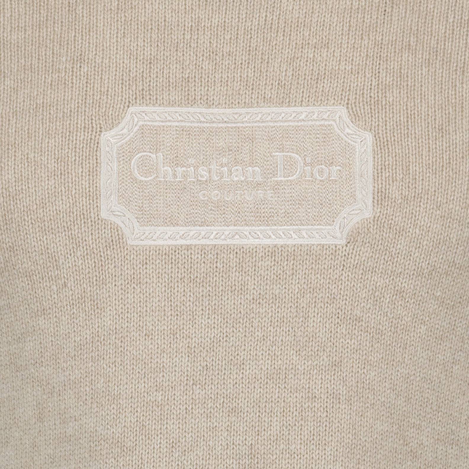 Knitwear Couture cashmere sweater Dior Beige Man