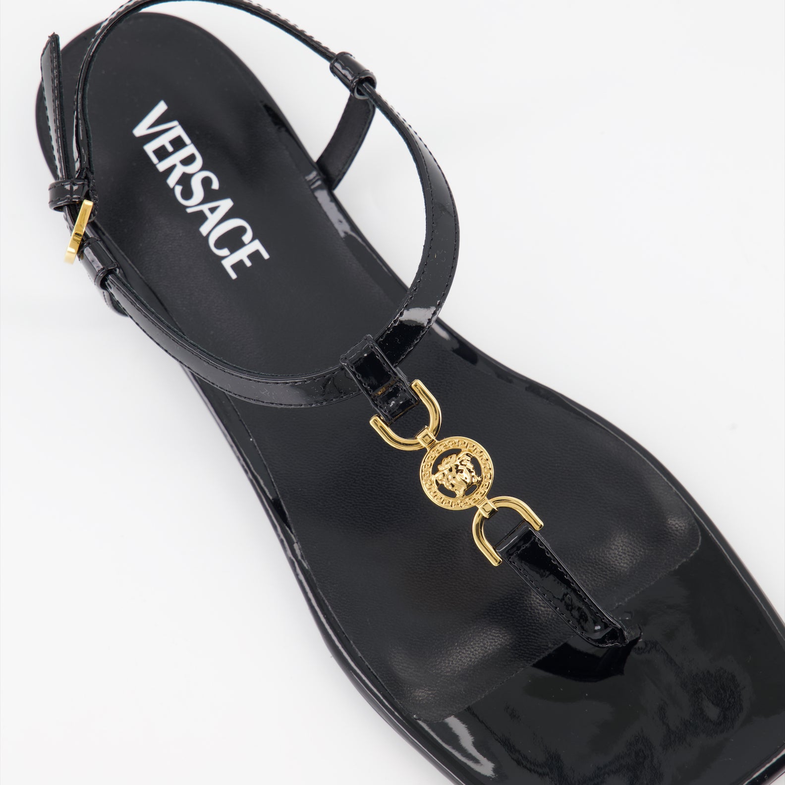 Zapatos abiertos Sandales Medusa '95 Versace Negro Femme