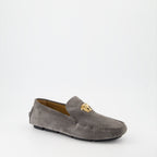 Loafer Mocassins Driver la Medusa Versace Grau Homme