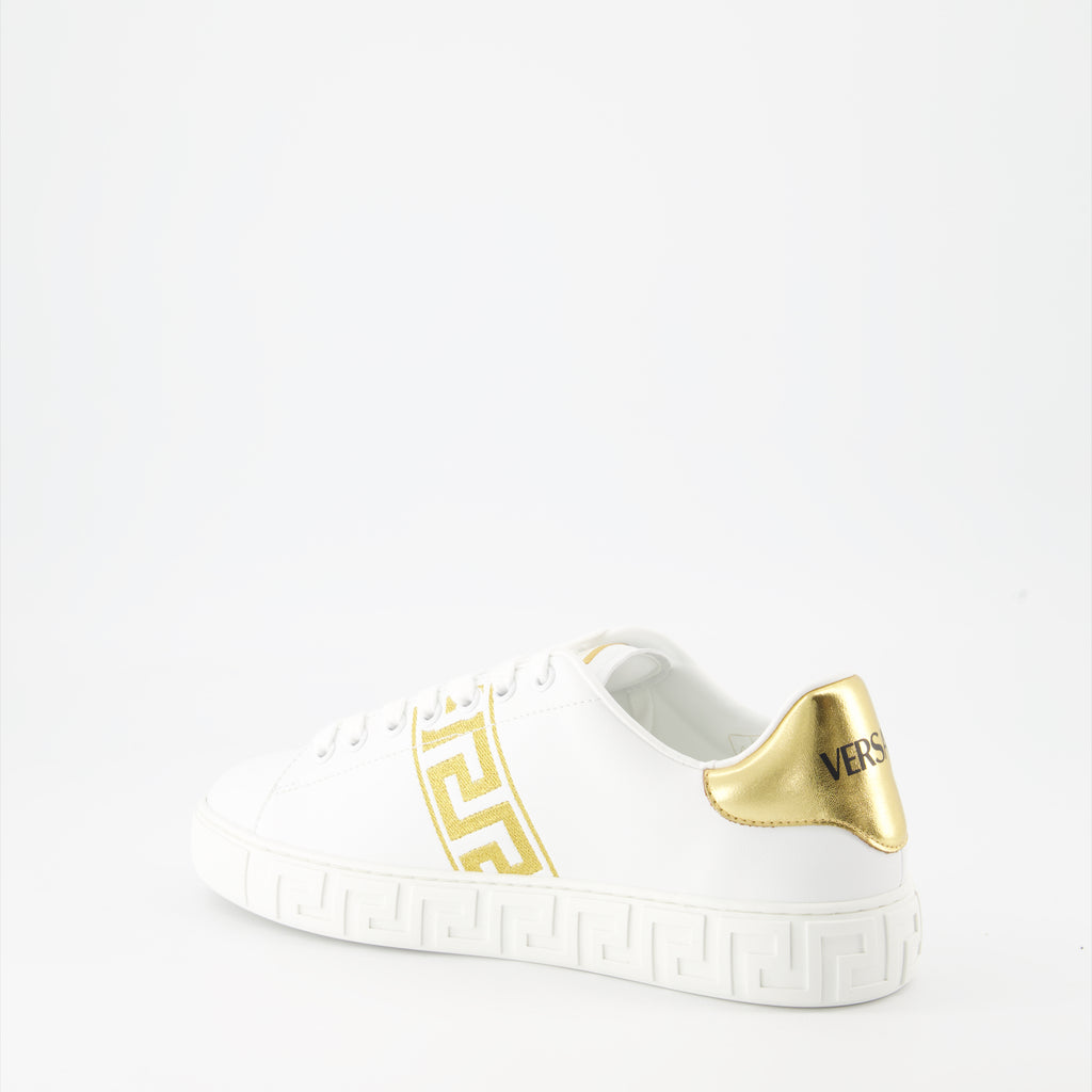 Sneaker Zapatillas Blancas Greca Versace Blanco Femme