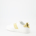 Sneaker Zapatillas Blancas Greca Versace Blanco Femme