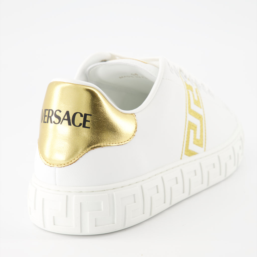 Sneaker Zapatillas Blancas Greca Versace Blanco Femme