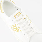 Sneaker Zapatillas Blancas Greca Versace Blanco Femme