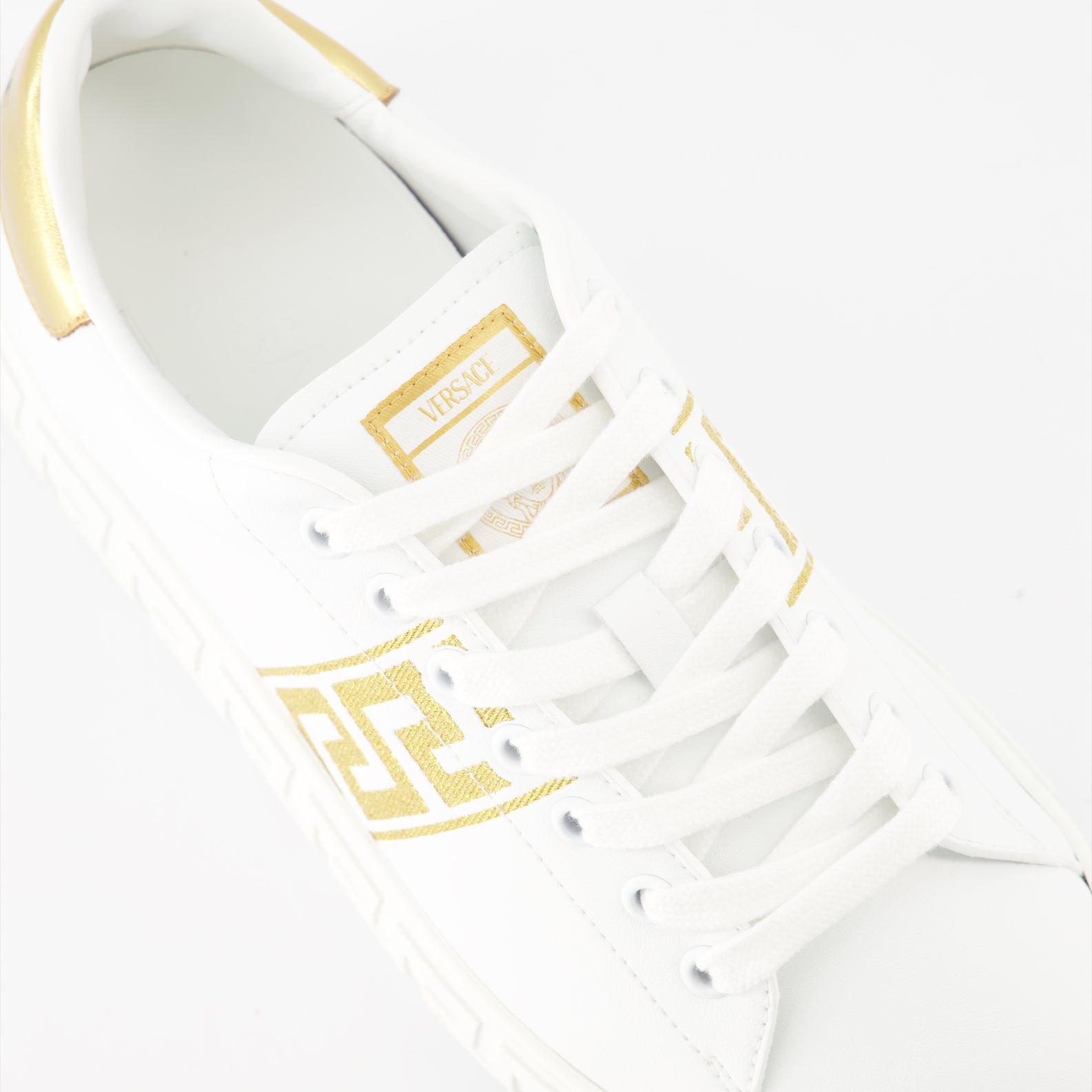 Sneaker Zapatillas Blancas Greca Versace Blanco Femme