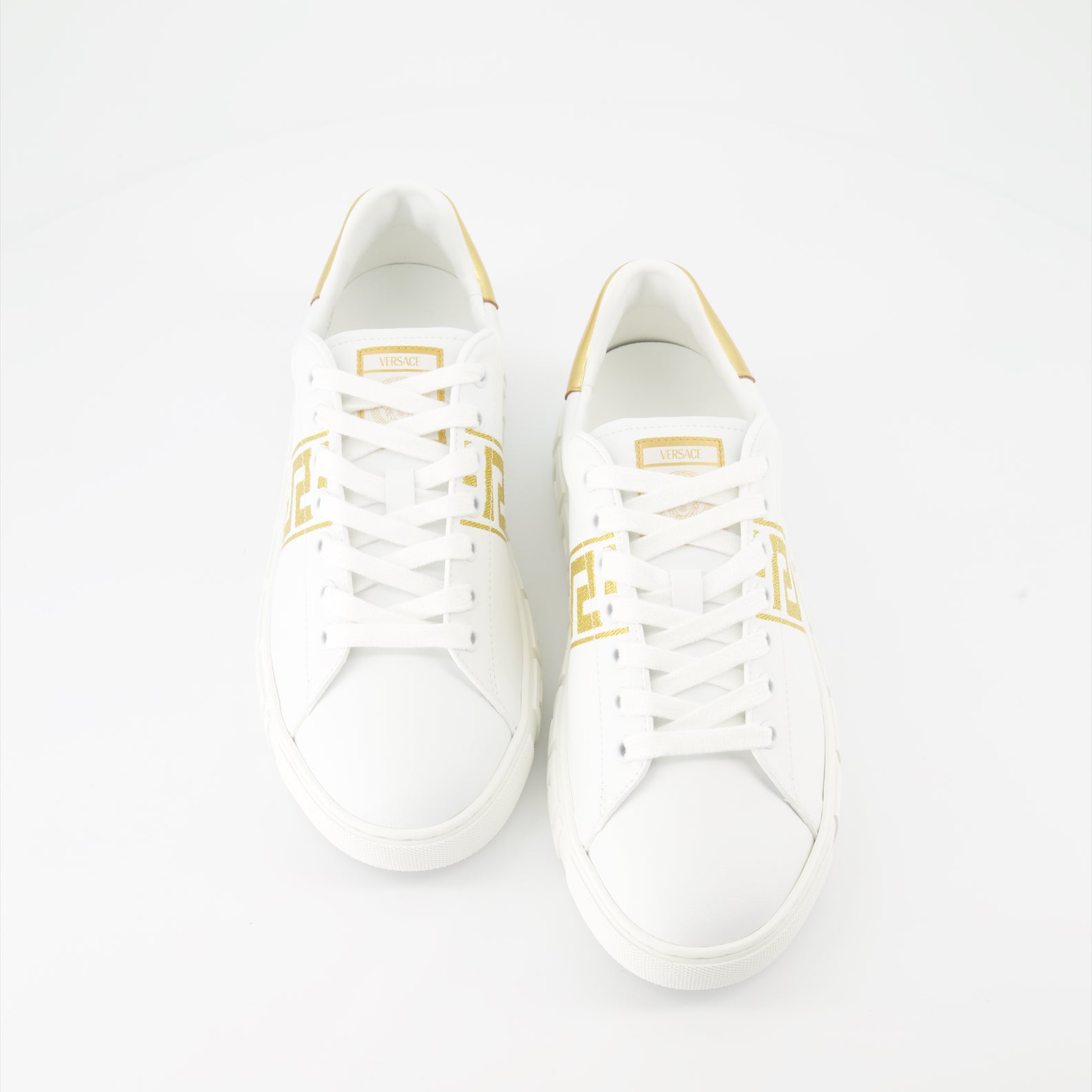 Sneaker Zapatillas Blancas Greca Versace Blanco Femme