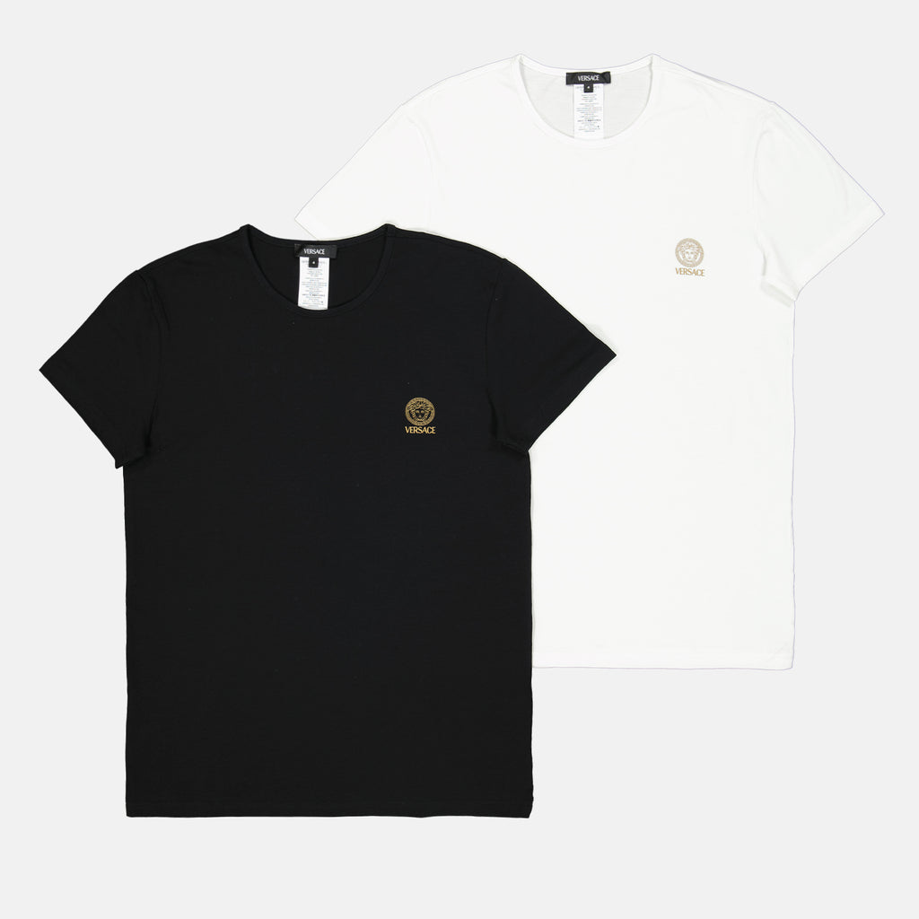 Unterwäsche und homewear Lot de tricots de corps Versace Weiß Homme