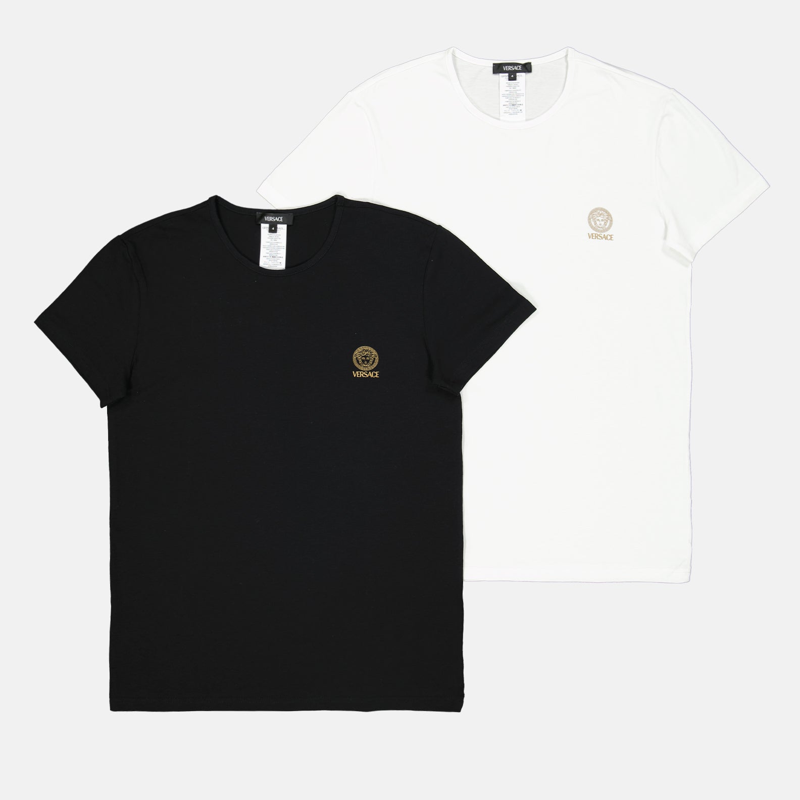 Unterwäsche und homewear Lot de tricots de corps Versace Weiß Homme