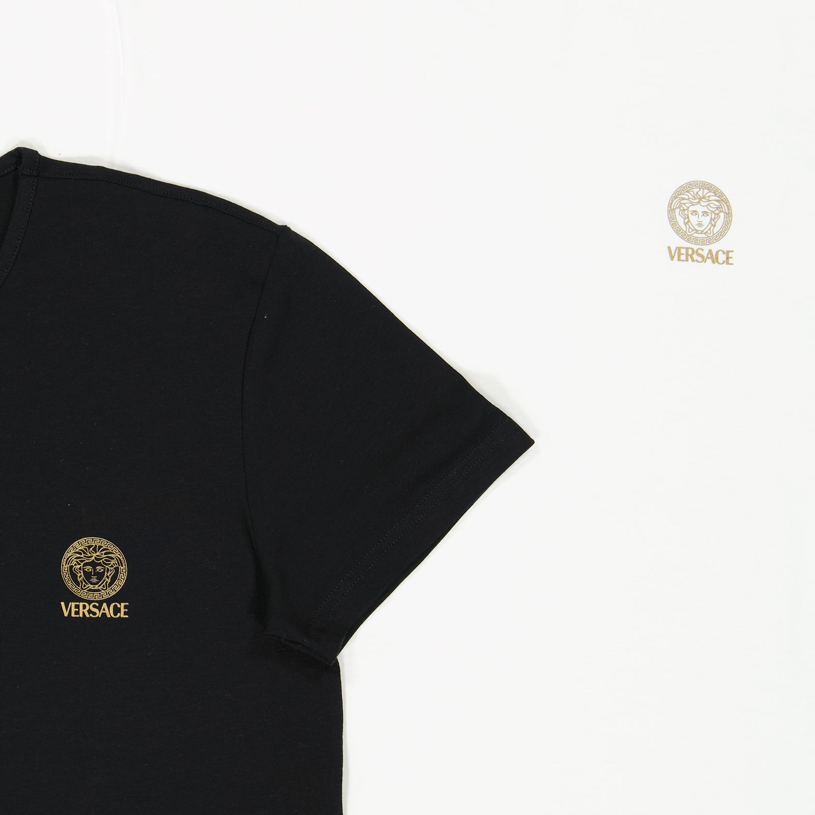 Unterwäsche und homewear Lot de tricots de corps Versace Weiß Homme