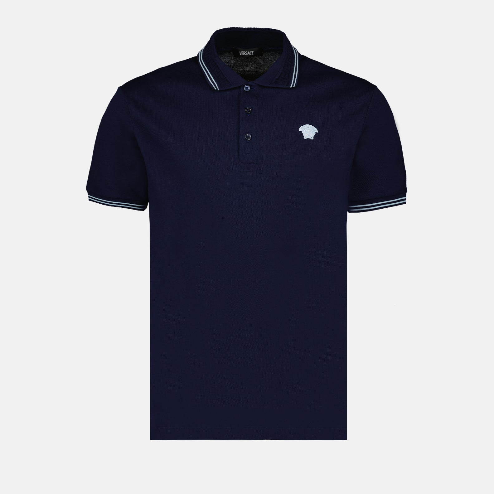 Polos Polo Medusa Versace Bleu foncé Homme