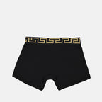 Roupa íntima e homewear Boxer Medusa Greca Versace Preto Homme