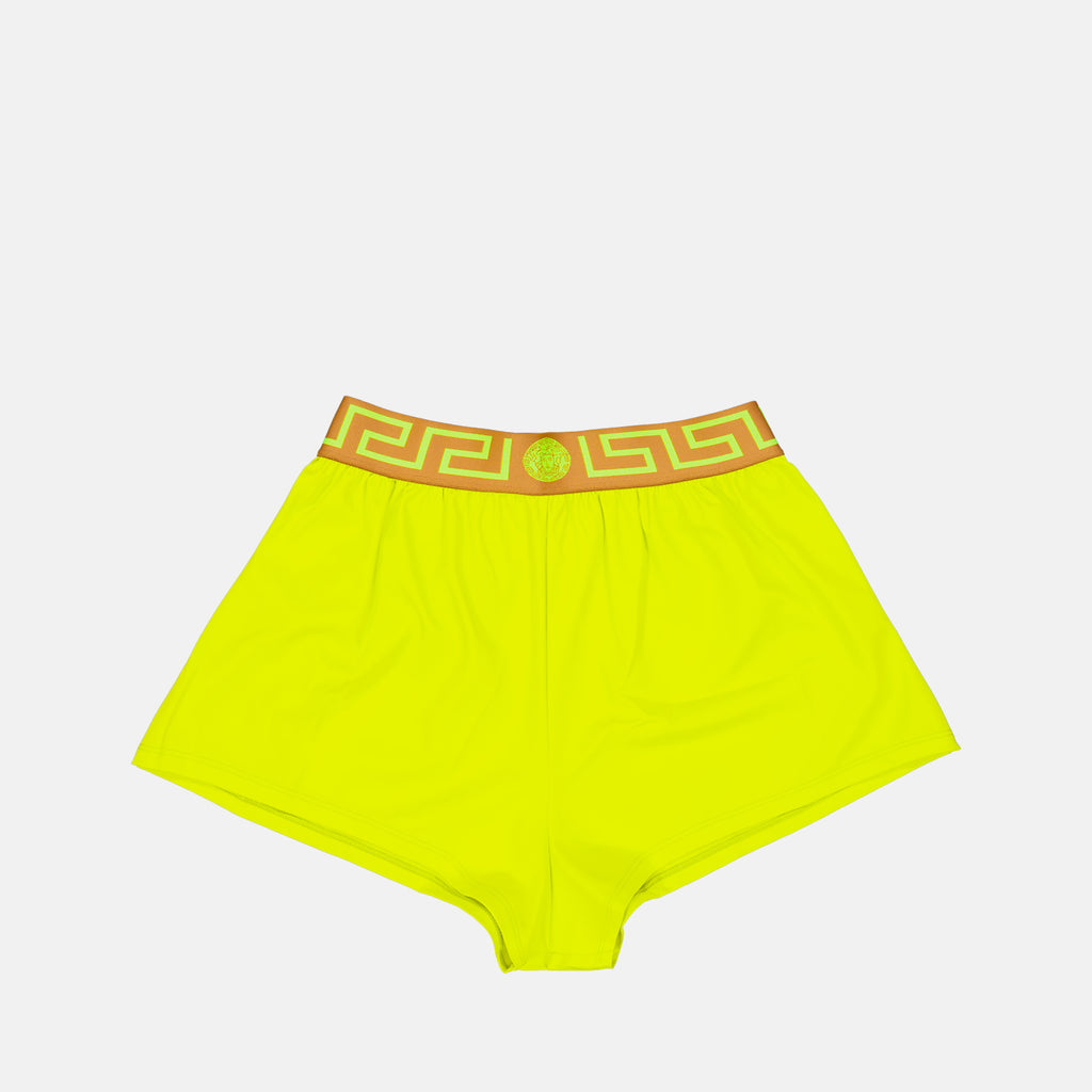 Beachwear Short de bain Medusa Versace Jaune Femme