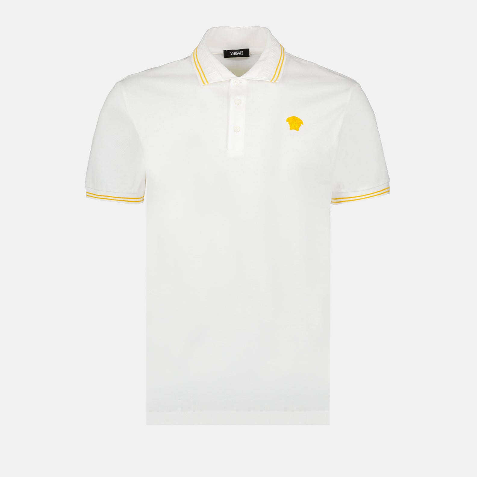 Polos Polo Medusa Versace Blanc Homme