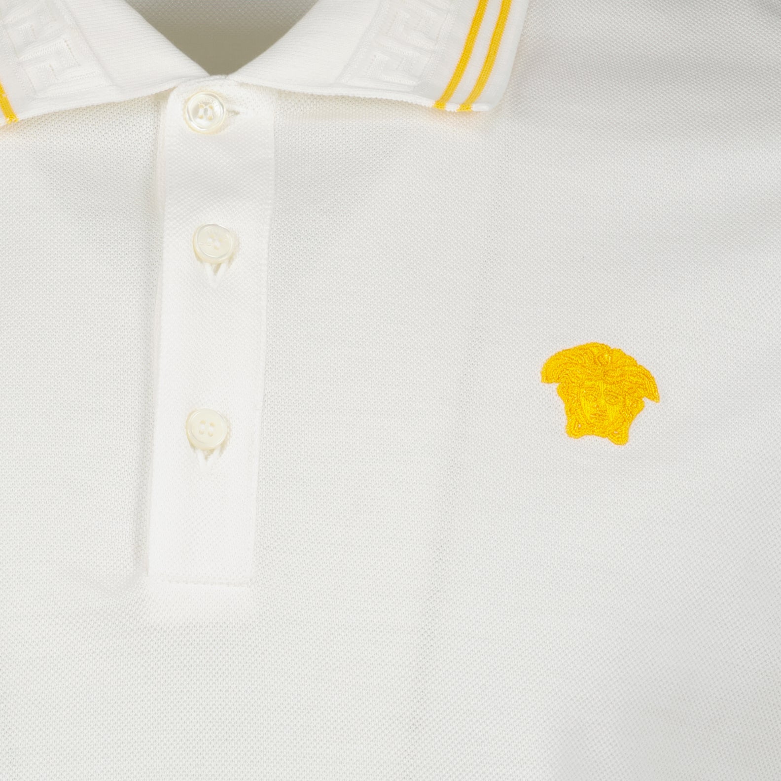 Polos Polo Medusa Versace Blanc Homme