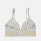 Intimo e homewear Reggiseno Medusa Greca Versace Grigio Femme