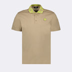Polos Polo Medusa Greca Versace Beige Homme