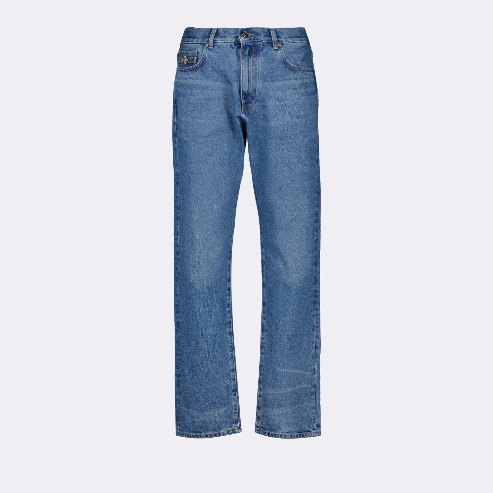 Hosen Gerade Jeans Versace Blau Homme