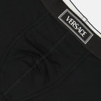Roupa íntima e homewear Logo Boxer Versace Preto Homme