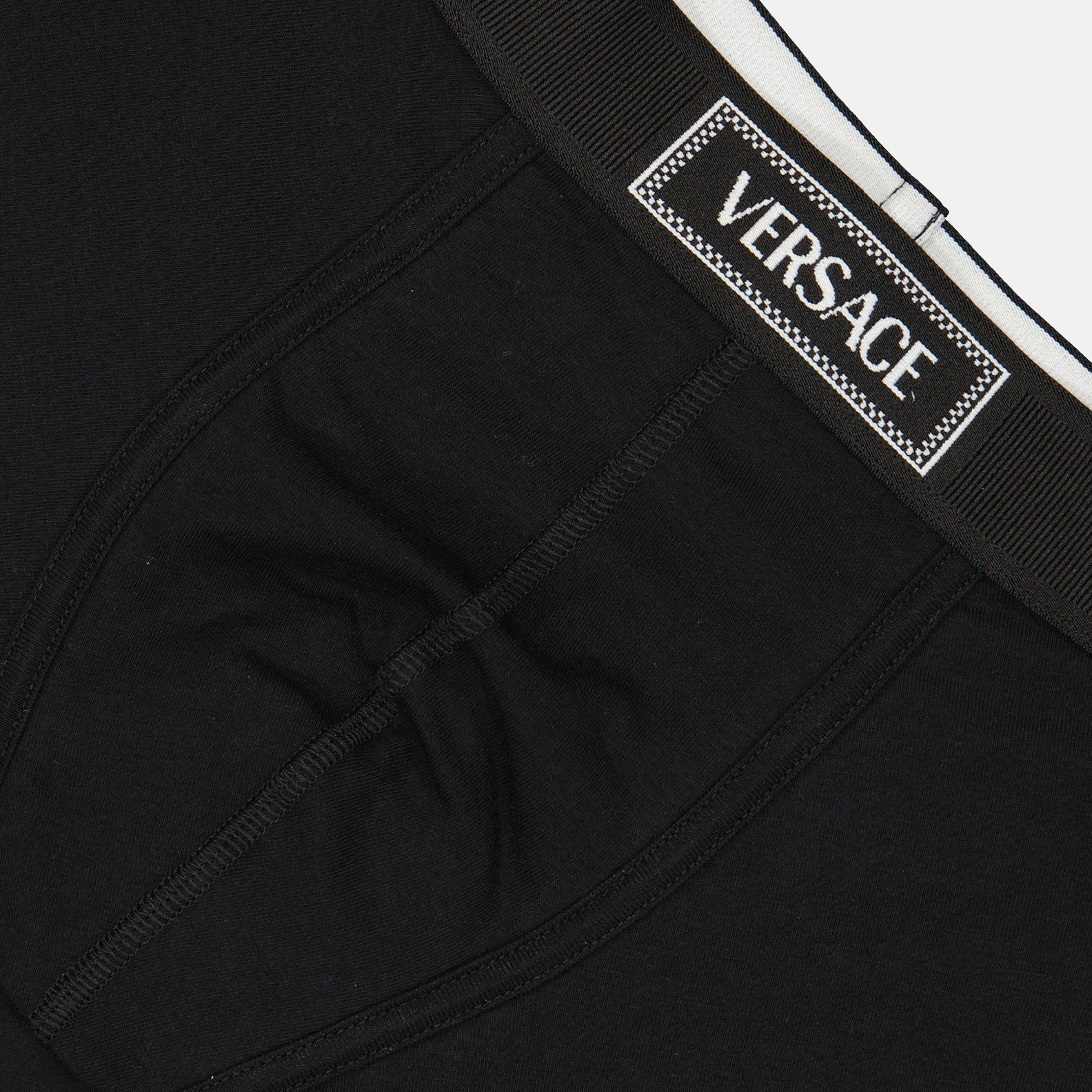 Roupa íntima e homewear Logo Boxer Versace Preto Homme