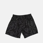 Beachwear Reversible Barocco Swim Shorts Versace Black Man