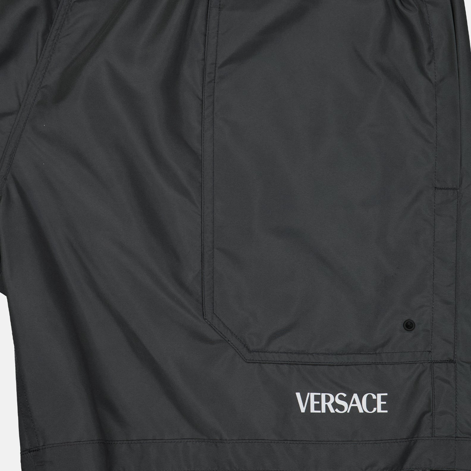 Beachwear Short de bain réversible Barocco Versace Noir Homme