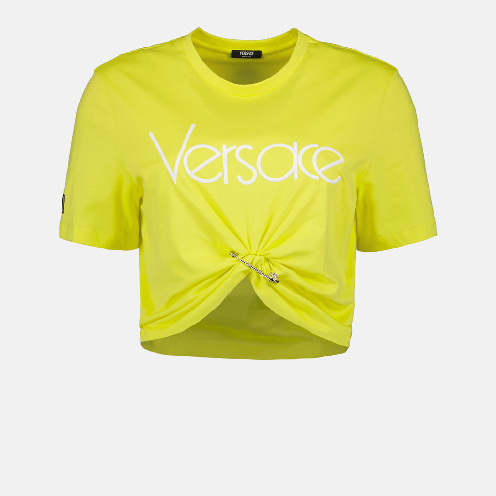 T-shirts 1978 Re-Edition cropped t-shirt Versace Yellow Women