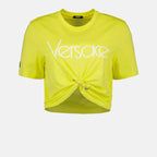 T-shirts 1978 Re-Edition cropped t-shirt Versace Yellow Women