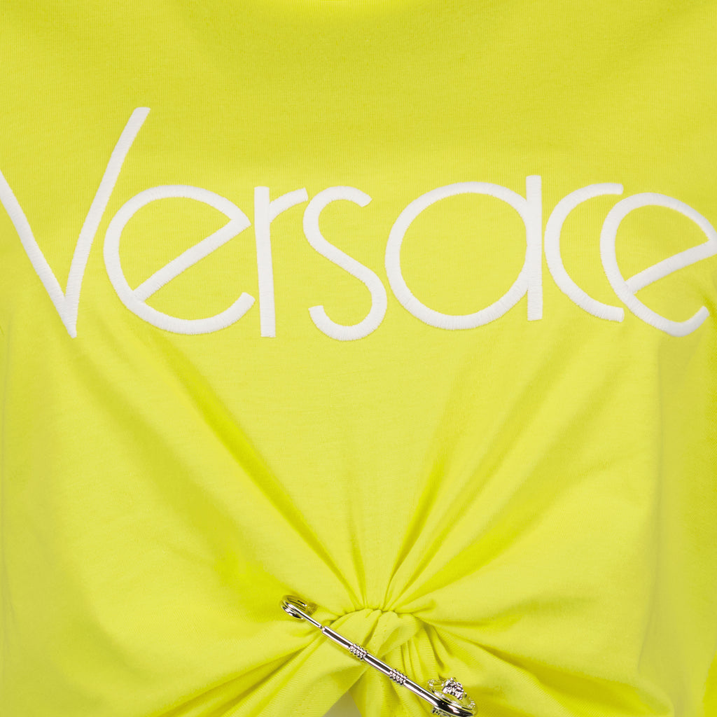 T-shirts 1978 Re-Edition cropped t-shirt Versace Yellow Women