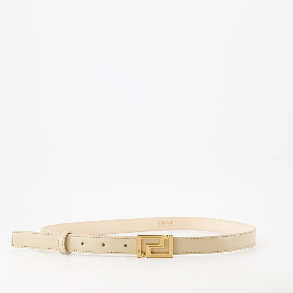 Belts Greca Belt Versace Beige Women