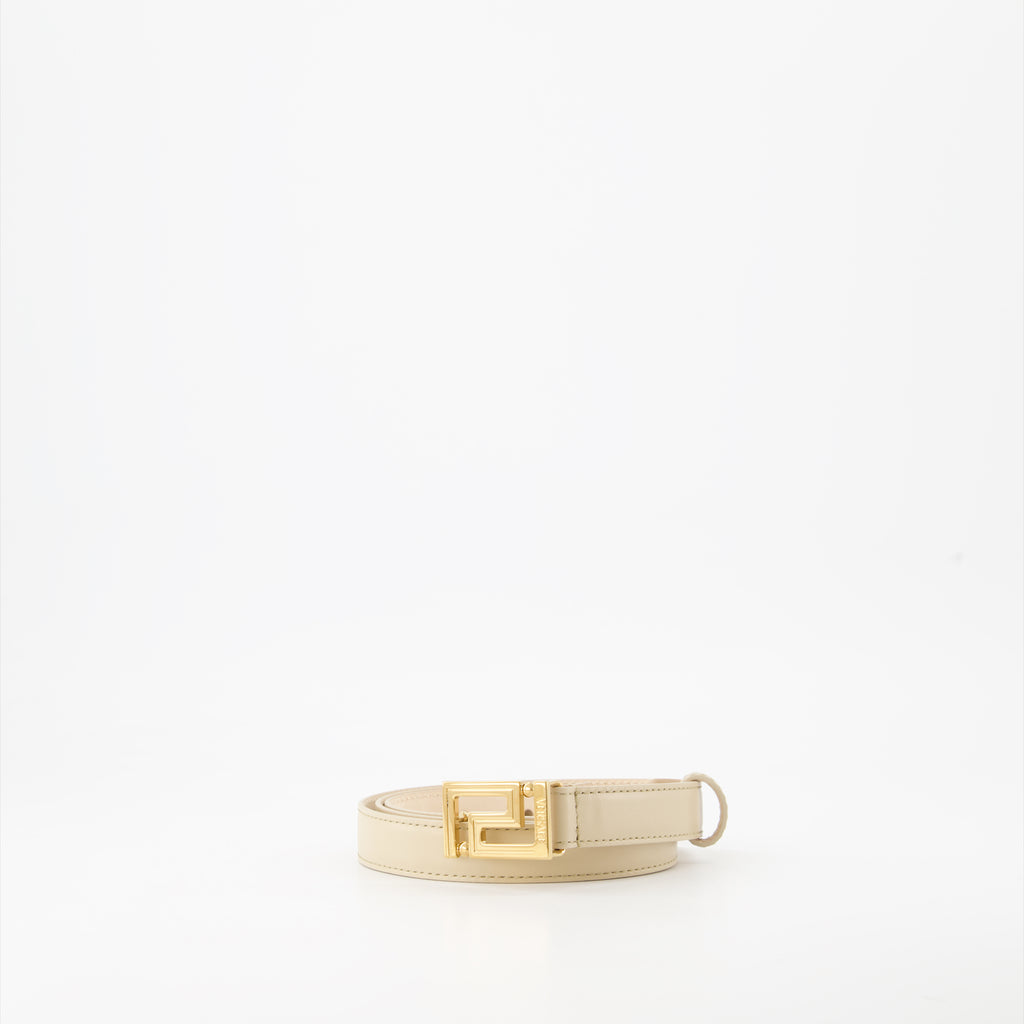 Belts Greca Belt Versace Beige Women
