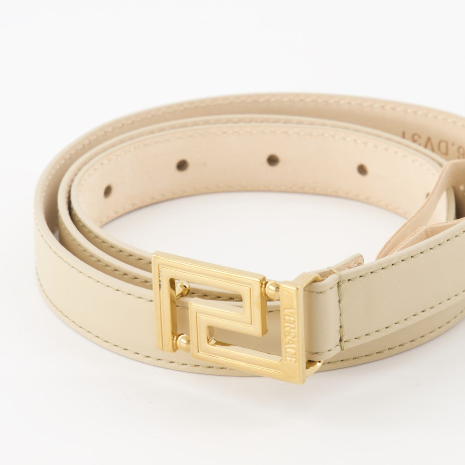 Belts Greca Belt Versace Beige Women