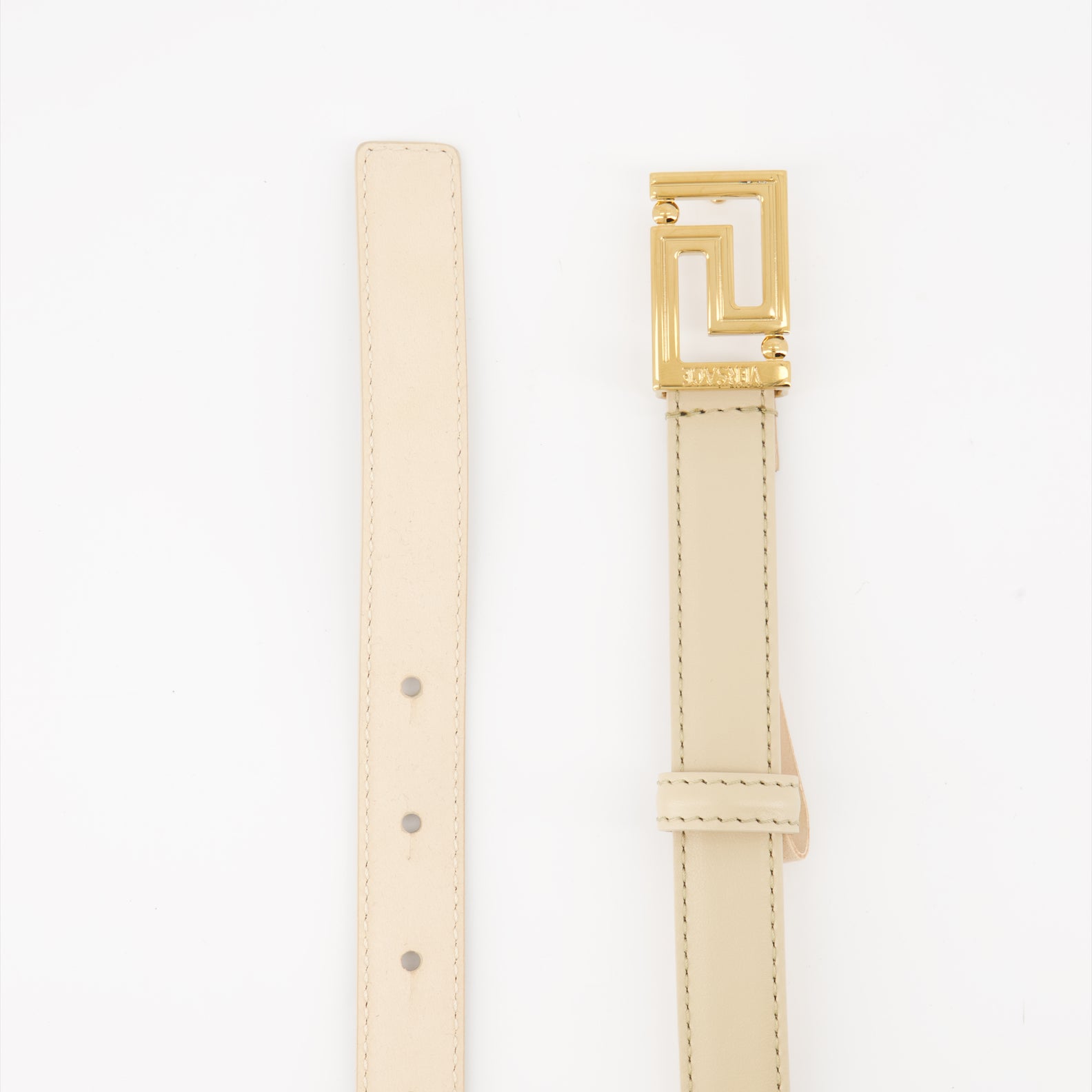 Belts Greca Belt Versace Beige Women