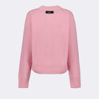 Prendas de punto Pull côtelé Versace Rosa Femme