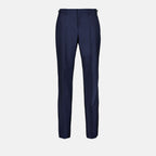 Calças Pantalon à pinces Versace Azul Homme