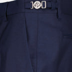 Calças Pantalon à pinces Versace Azul Homme