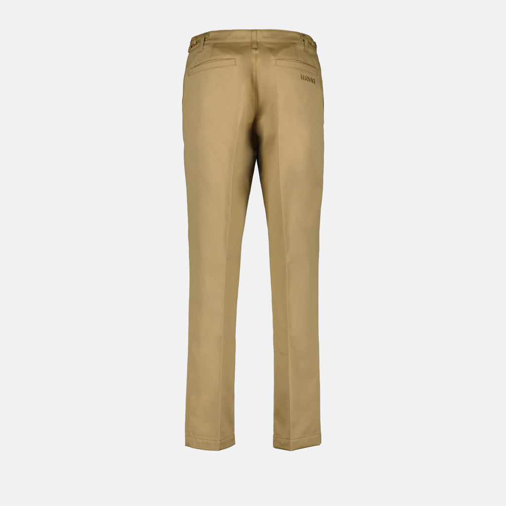 Hosen Gerade geschnittene Hosen Versace Beige Homme
