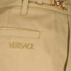 Hosen Gerade geschnittene Hosen Versace Beige Homme