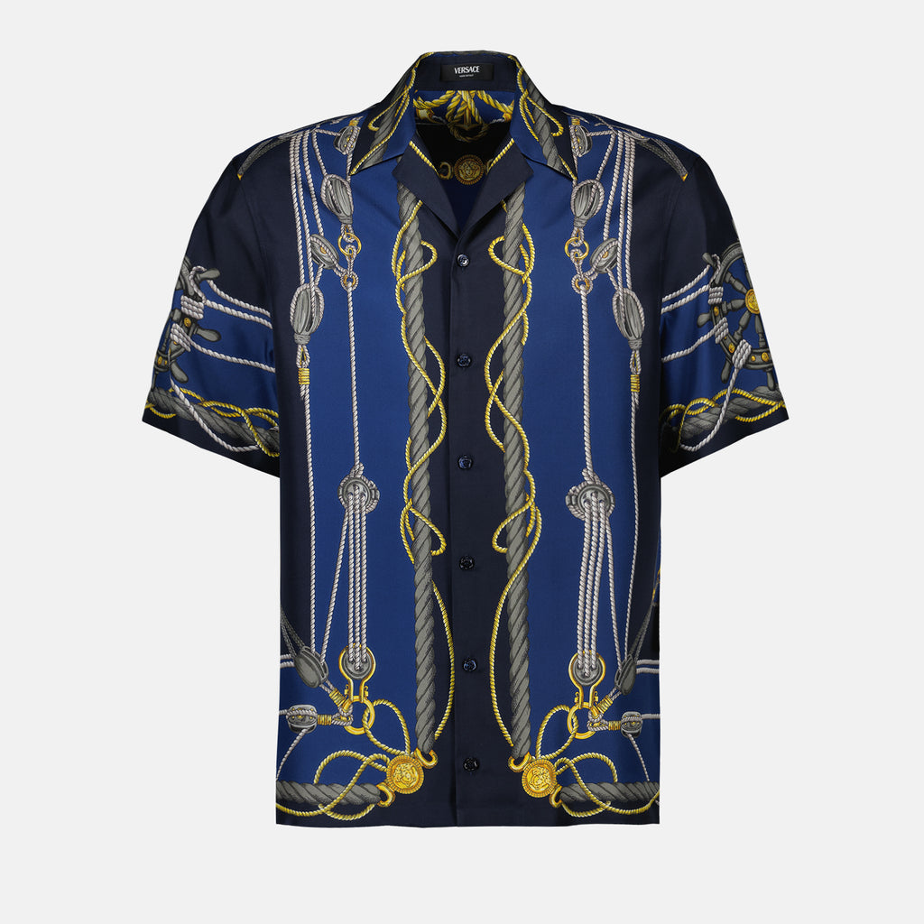 Nautical Versace silk shirt Men's – myCompañero