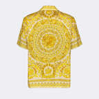 Hemden Chemise Barocco en soie Versace Gelb Homme