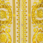 Hemden Chemise Barocco en soie Versace Gelb Homme