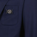 Vestes Veste blazer Versace Bleu Homme