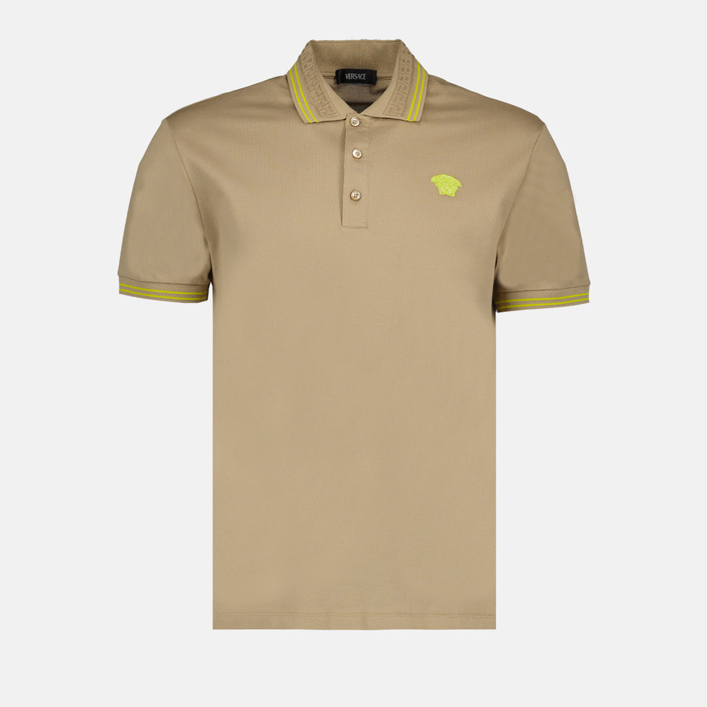 Polos Polo Medusa Versace Beige Homme