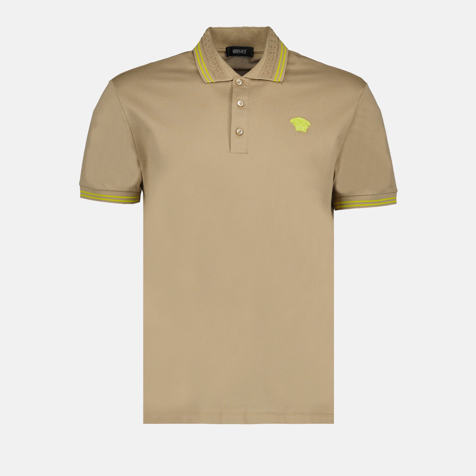 Polos Polo Medusa Versace Beige Homme