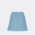 Röcke Mini-jupe en tweed Versace Blau Femme