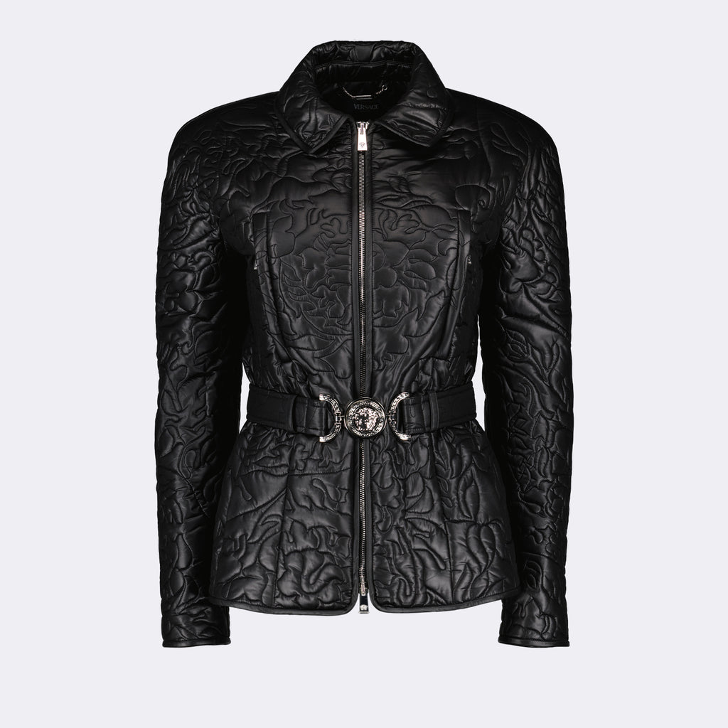 Vestes Veste matelassée Barocco Versace Noir Femme
