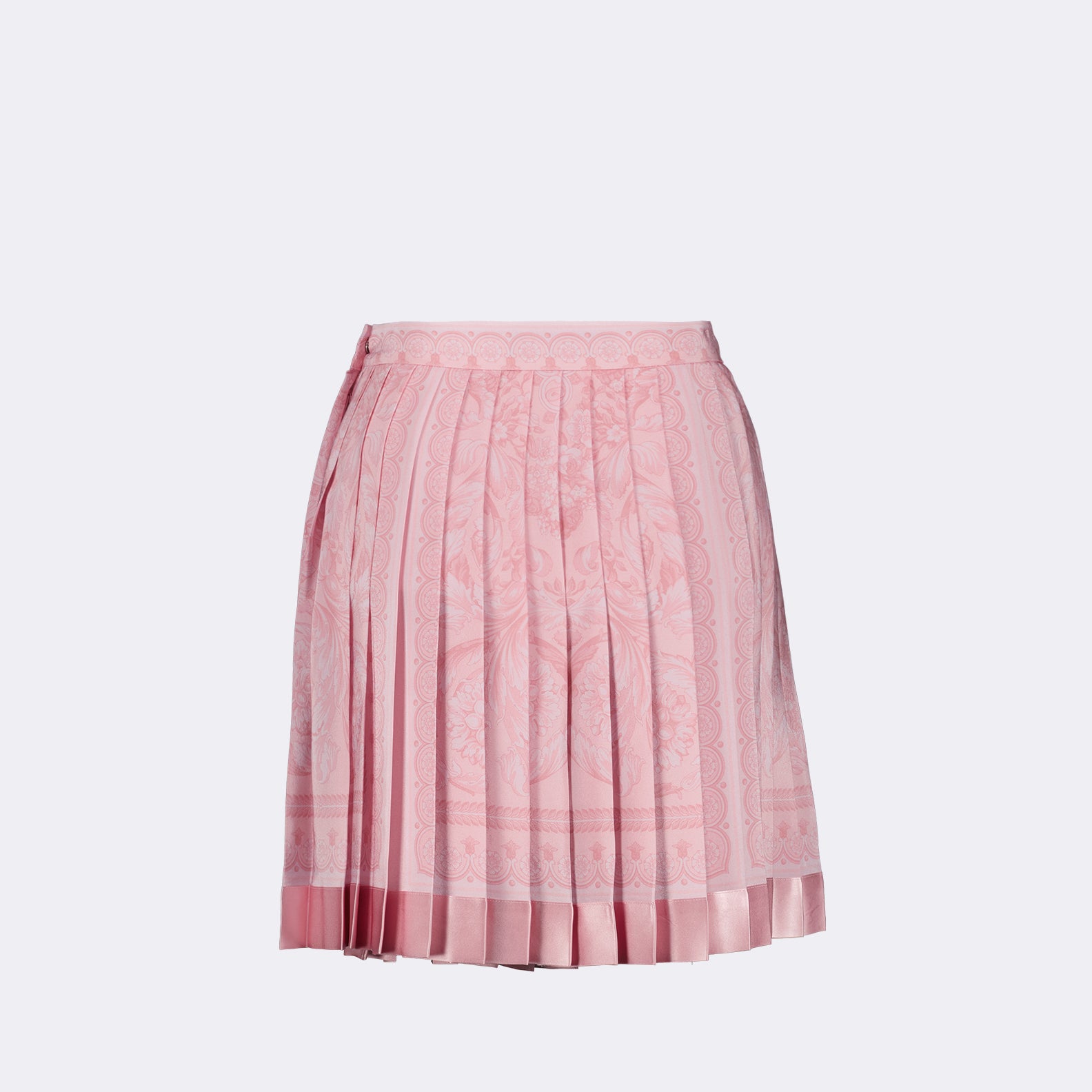 Röcke Jupe Barocco en soie Versace Rosa Femme