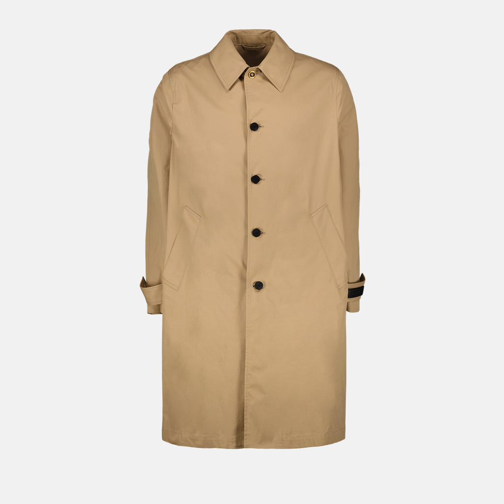 Cappotti Cappotto con Pannello Barocco Versace Beige Homme