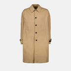 Cappotti Cappotto con Pannello Barocco Versace Beige Homme