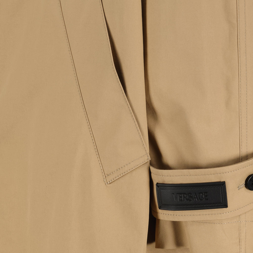 Cappotti Cappotto con Pannello Barocco Versace Beige Homme