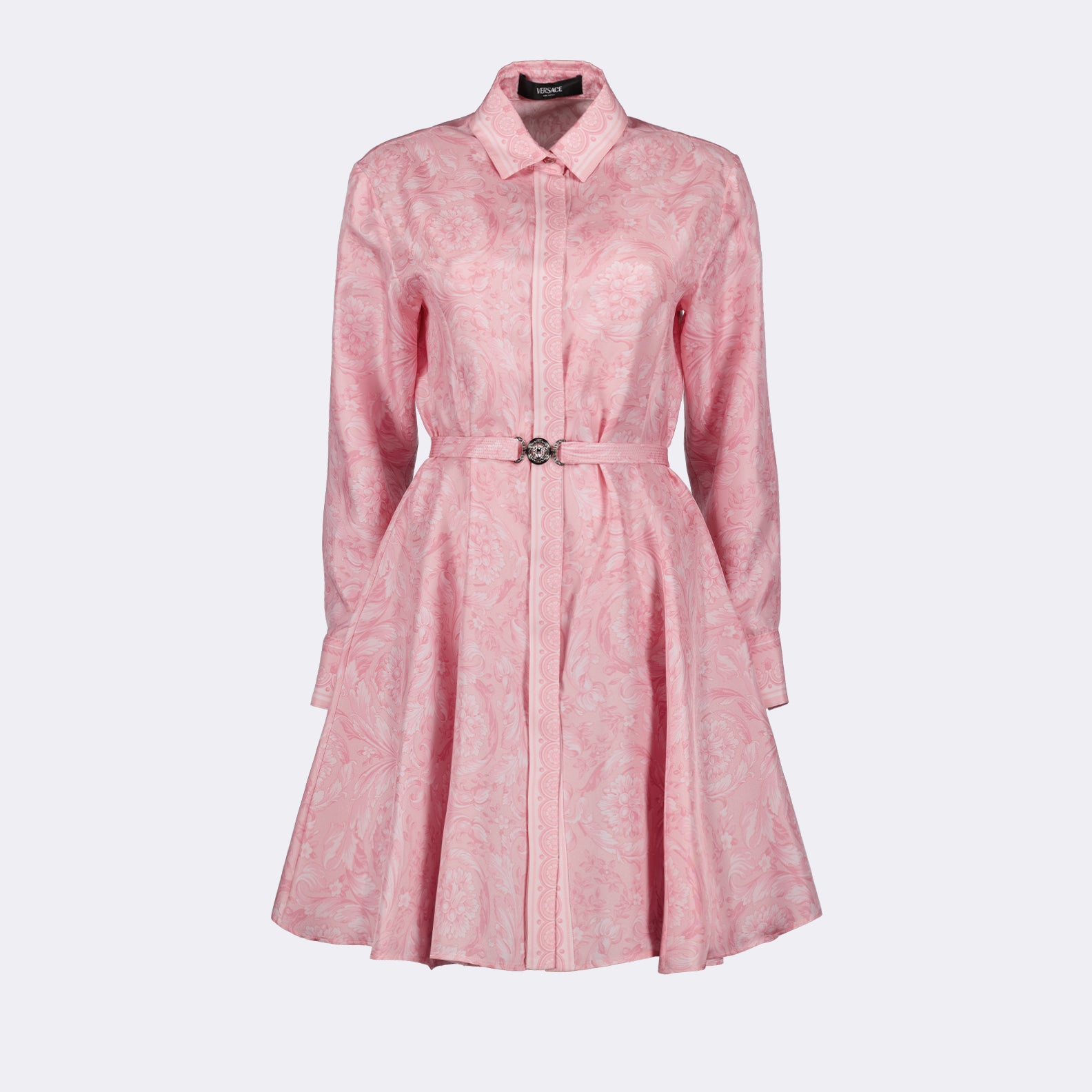 Robes Robe chemise Barocco Versace Rose Femme