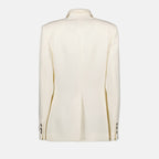 ジャケット 白いブレザー Versace 白 Femme